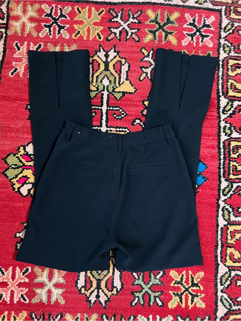 Abercrombie & Fitch Black Tailored Dress Pants
